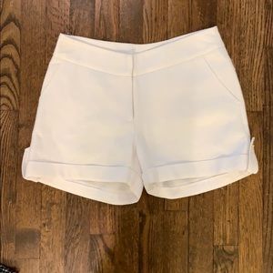 Annie Griffin white shorts